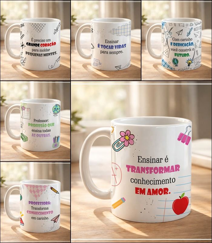 Caneca Dia dos Professores Tradicional